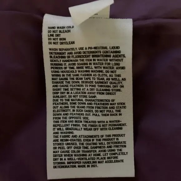 Uniqlo Seamless Down Coat Small Water-Repellent Windproof Natural - Picture 8 of 11